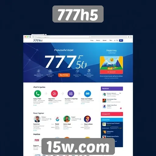 Experiência do usuário no site 777h5